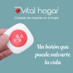 El botón de teleasistencia para las personas mayores