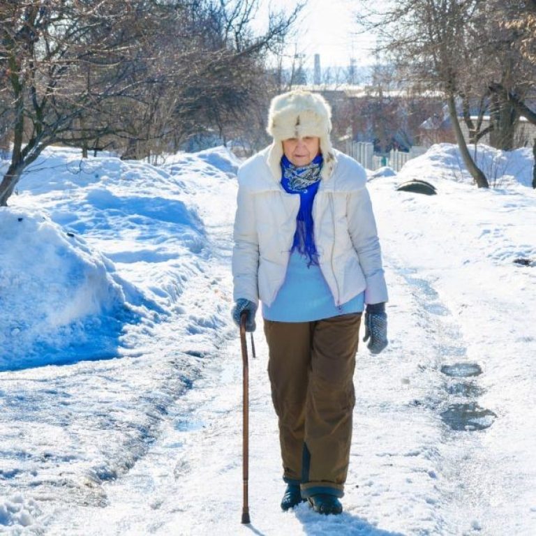 El invierno y las personas mayores